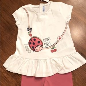 2 piece Mayoral tee shirt and pants